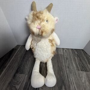 Pottery Barn Kids West Elm Goat Plush Stuffed Animal Soft Cuddly Woodland Gift